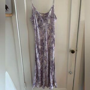 J. Crew size 12 gorgeous slip dress with watercolor flower pattern.